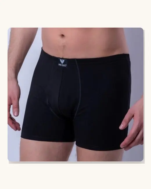 Férfi boxer – mandula szabású bevarrt gumis boxer – M-XXL