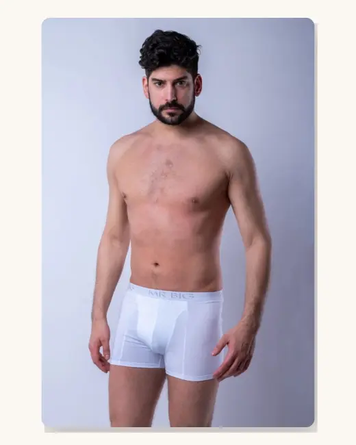 Férfi boxer rávarrt gumis classic fazon