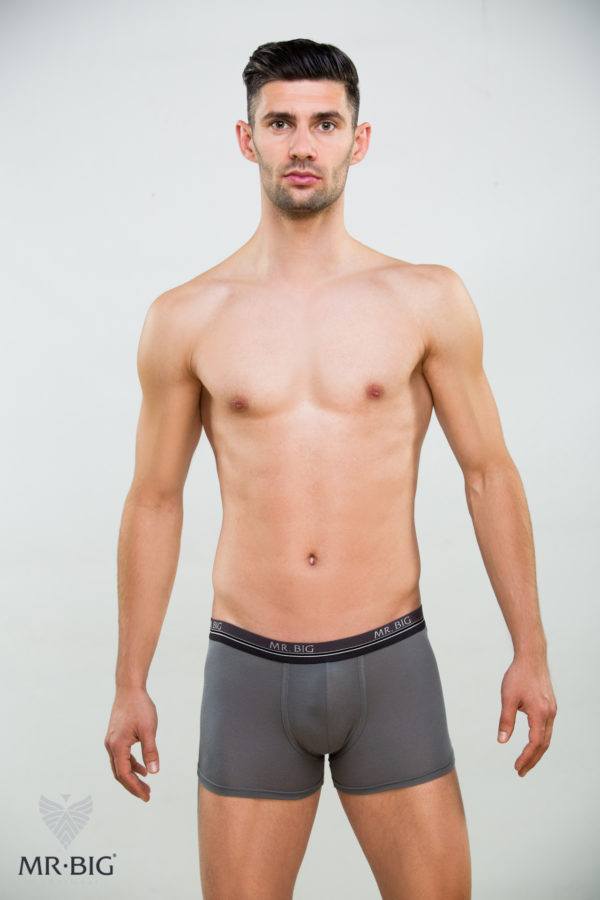 Férfi rövid szárú trend boxer modalból – 4. kép
