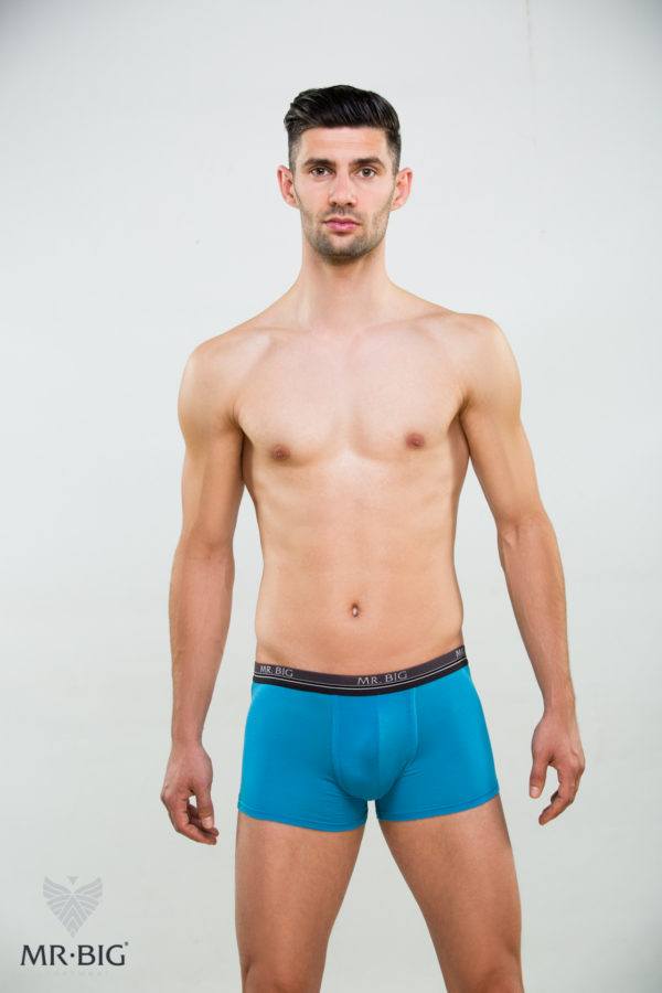 Férfi rövid szárú trend boxer modalból – 2. kép