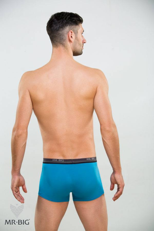 Férfi rövid szárú trend boxer modalból – 3. kép
