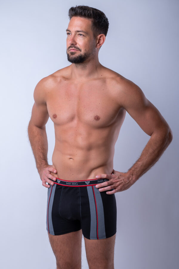 Férfi trend színes boxer pamutból – 6. kép