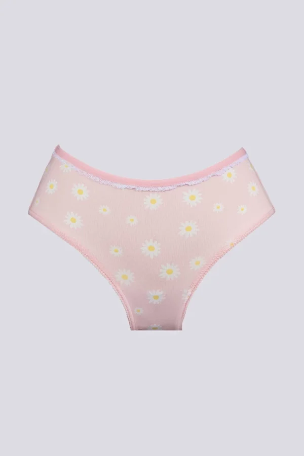Női mintás slip bugyi pamutból – 4. kép