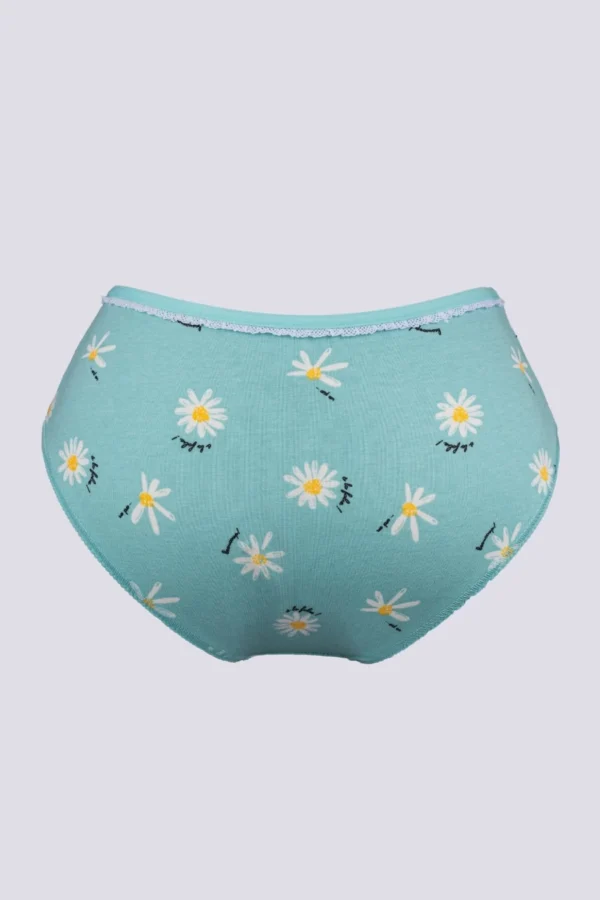 Női mintás slip bugyi pamutból – 6. kép