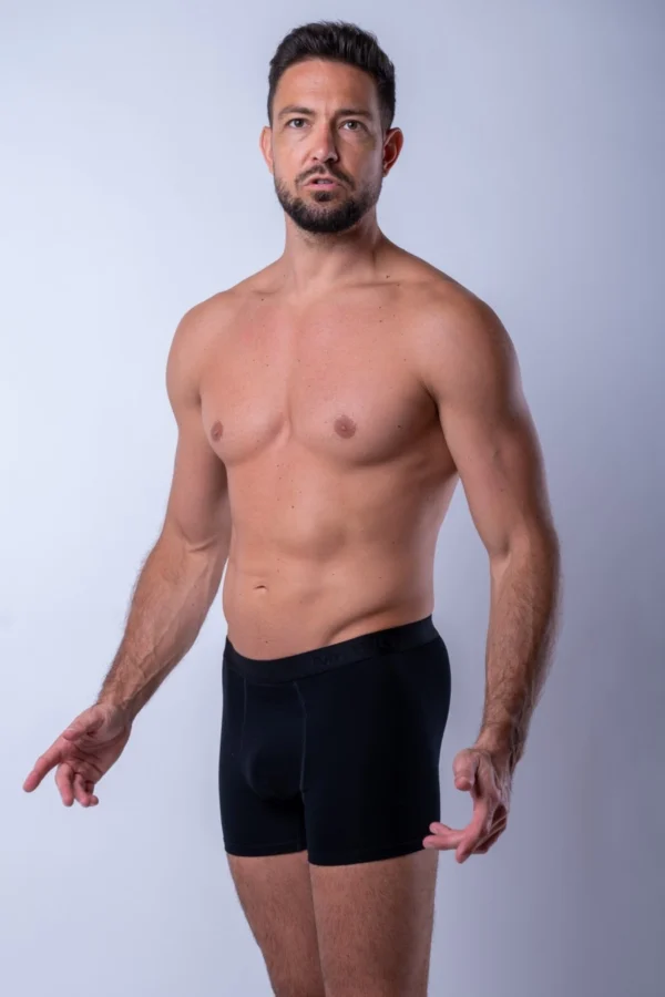 Férfi boxer, rávarrt gumis, bambusz – 7. kép