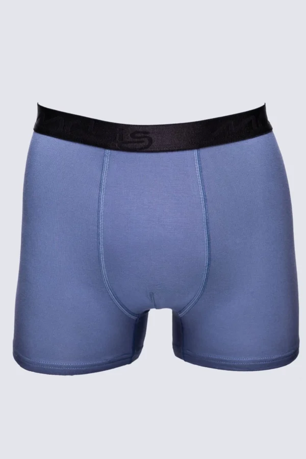 Férfi boxer bambusz – türkizkék Férfi boxer, rávarrt gumis, bambusz – csomag: 3, 5 vagy 10 db – 6. kép