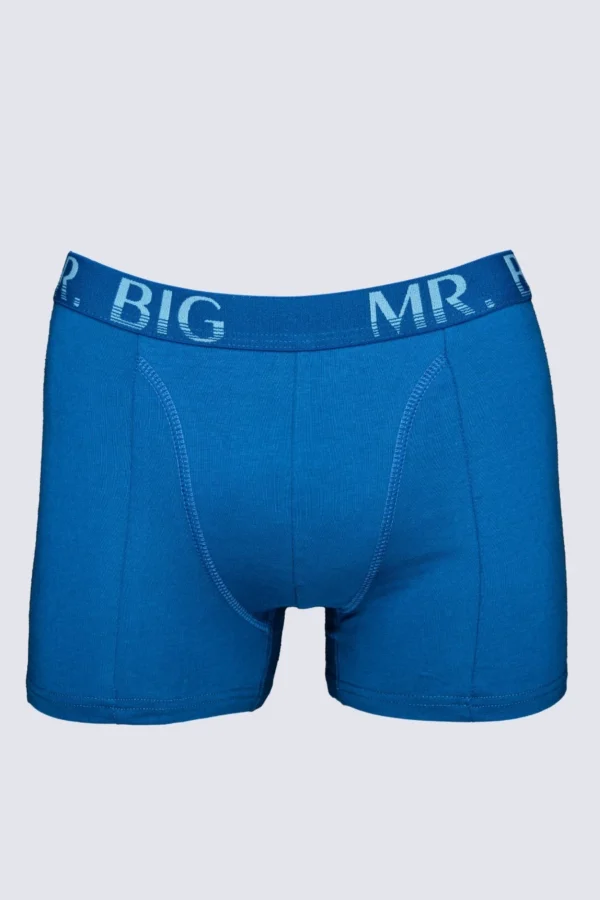Férfi boxer – kék Férfi boxer rávarrt gumis classic fazon – 21. kép