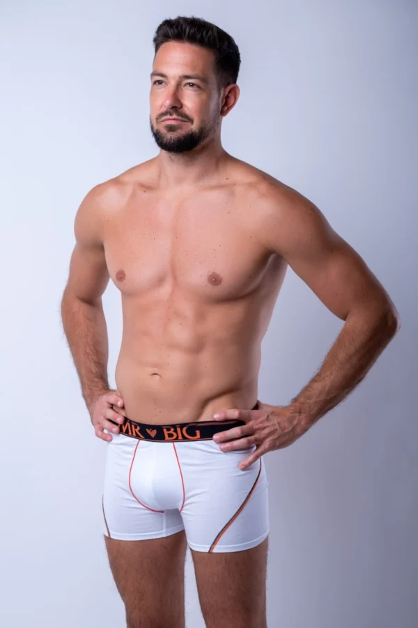 Férfi boxer alsónadrág – rávarrt gumival – 4. kép