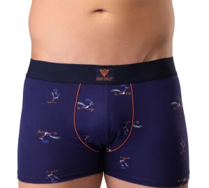 Mintás boxer – madár Férfi rávarrt gumis mintás boxer pamutból
