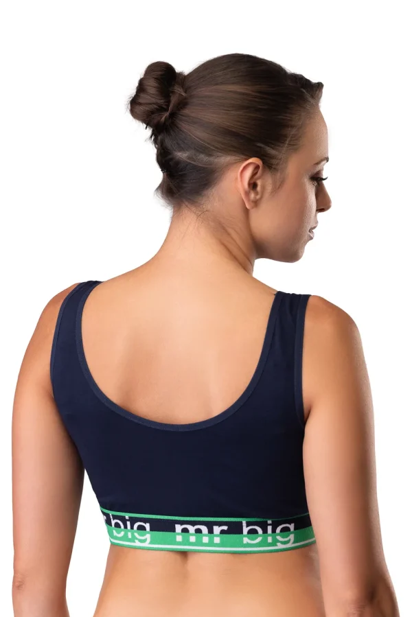 Sport melltartó pamutból, nagy méretben is (S–5XL) – 6. kép
