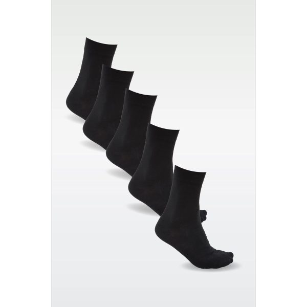 Férfi bambusz zokni – hosszú szárú, klasszikus – csomag: 3, 5 vagy 10 pár – 4. kép