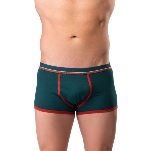 Férfi boxer pamutból – széles gumis – zöld Férfi boxer pamutból – széles gumis – 10. kép