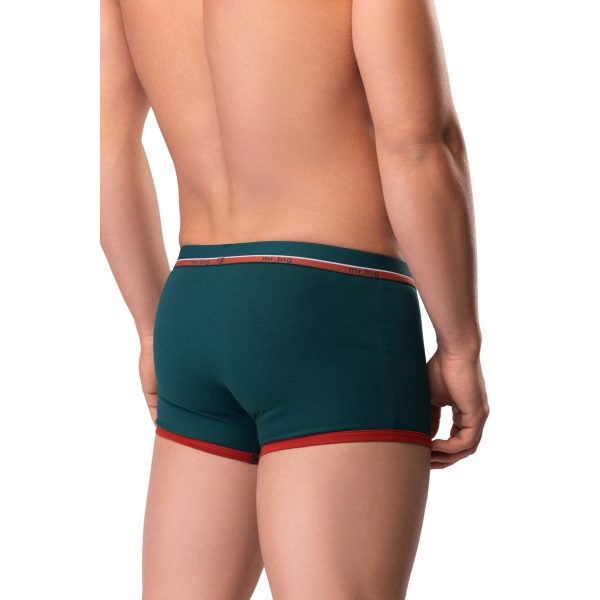 Férfi boxer pamutból – széles gumis – zöld Férfi boxer pamutból – széles gumis – 12. kép