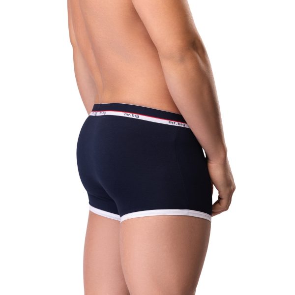 Férfi boxer pamutból – széles gumis – sötétkék Férfi boxer pamutból – széles gumis – 2. kép