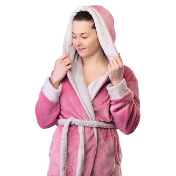 Női kapucnis köntös zsebbel – 15. kép